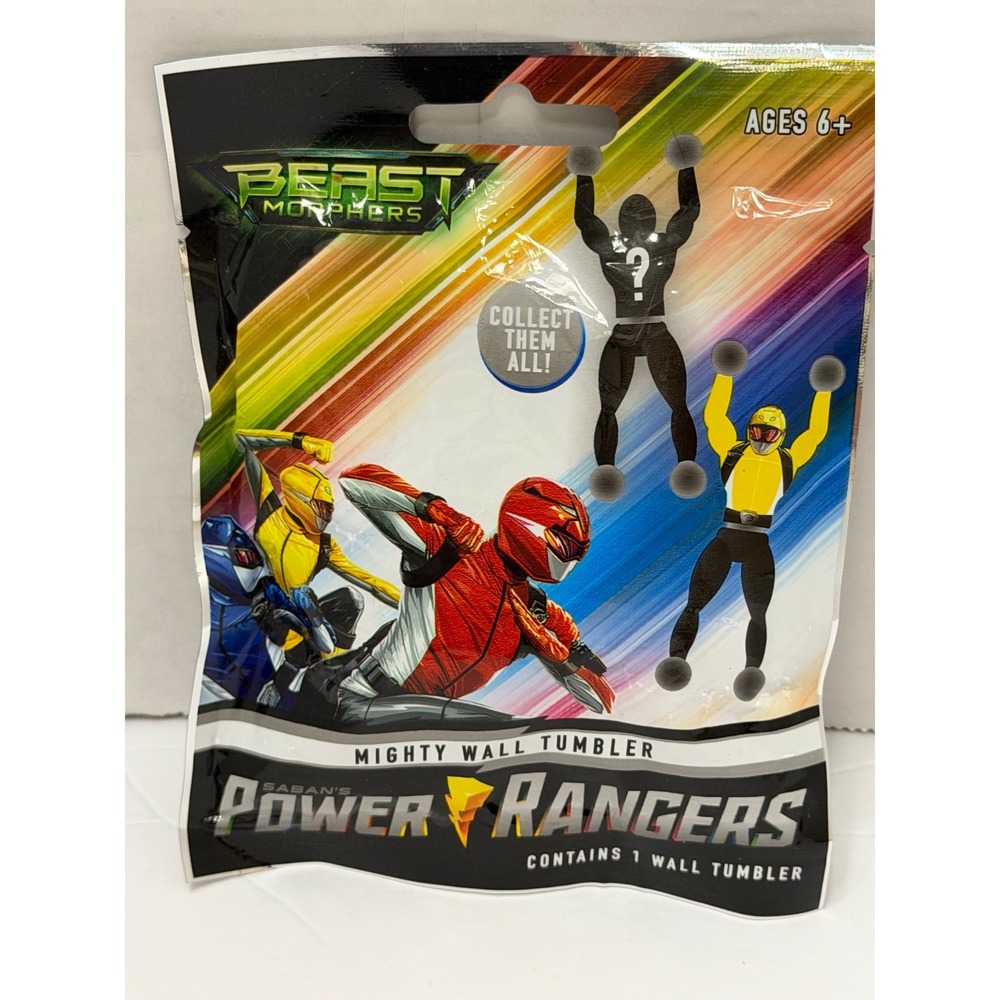 Power Rangers Beast Morphers Mighty Wall Tumbler Blind Bag Mystery Toy New